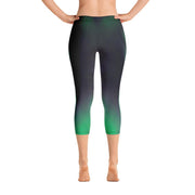 Aurora Borealis Capri Leggings - 57 Peaks